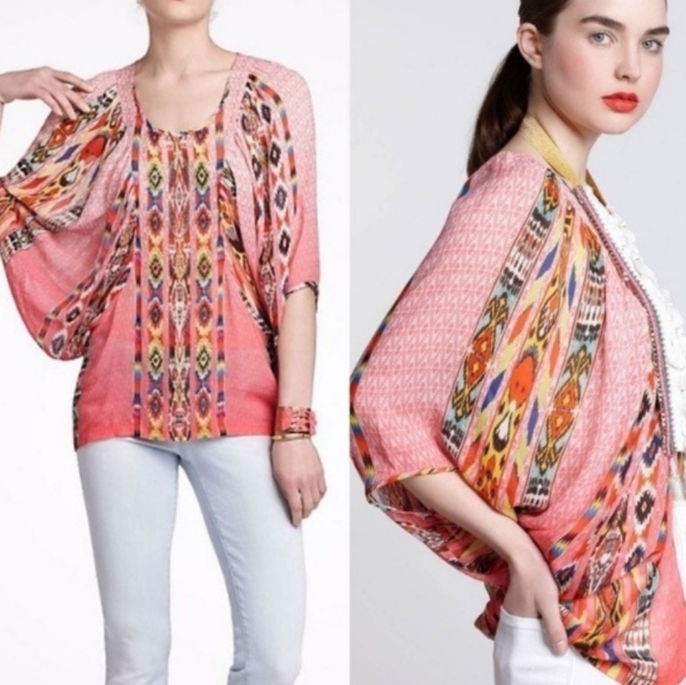 ANTHROPOLOGIE Tanbi Kedia medium blouse